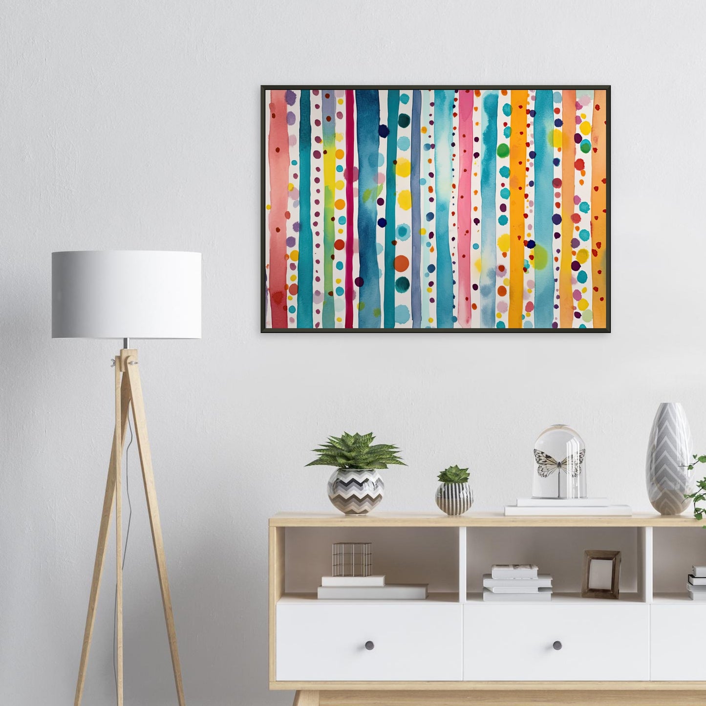 Farbwand, Poster mit Alurahmen - Stiers Beste