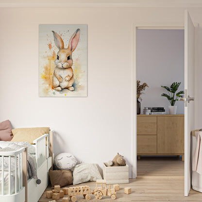 Knuddel der Hoppelhase, Holzdruck - Stiersbeste