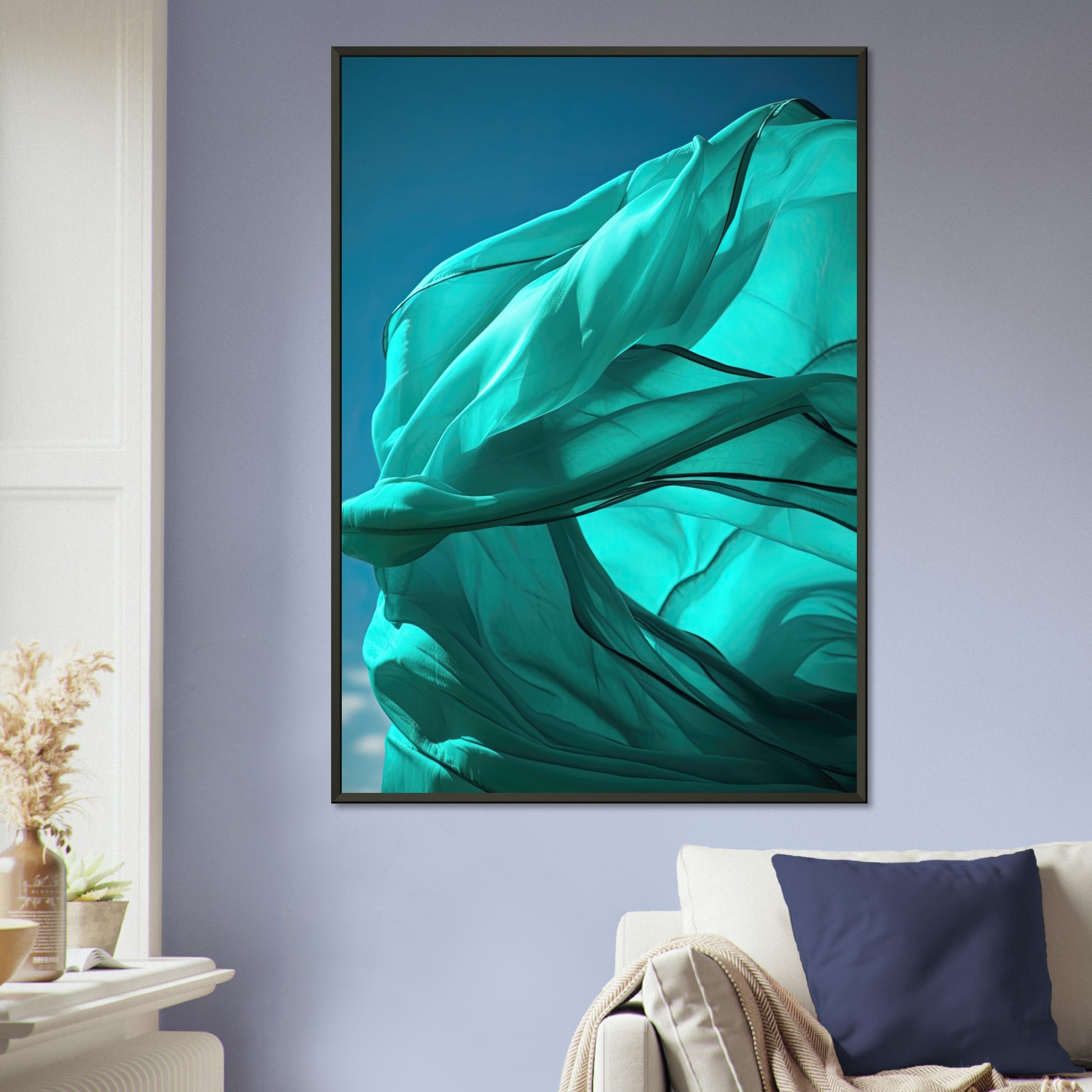 Blue Dance, Poster mit Alurahmen - Stiers Beste
