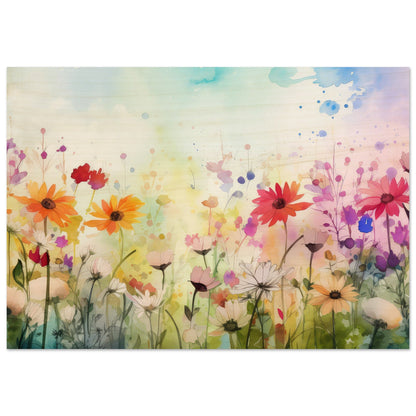 Aquarellzauber der Natur - Stiersbeste