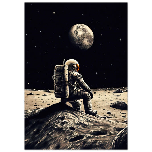 Moon Sit In, Aluminiumdruck - Stiers Beste