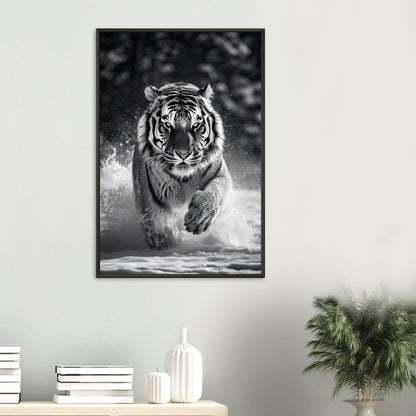 Eisige Wildnis, Poster mit Alurahmen - Stiersbeste