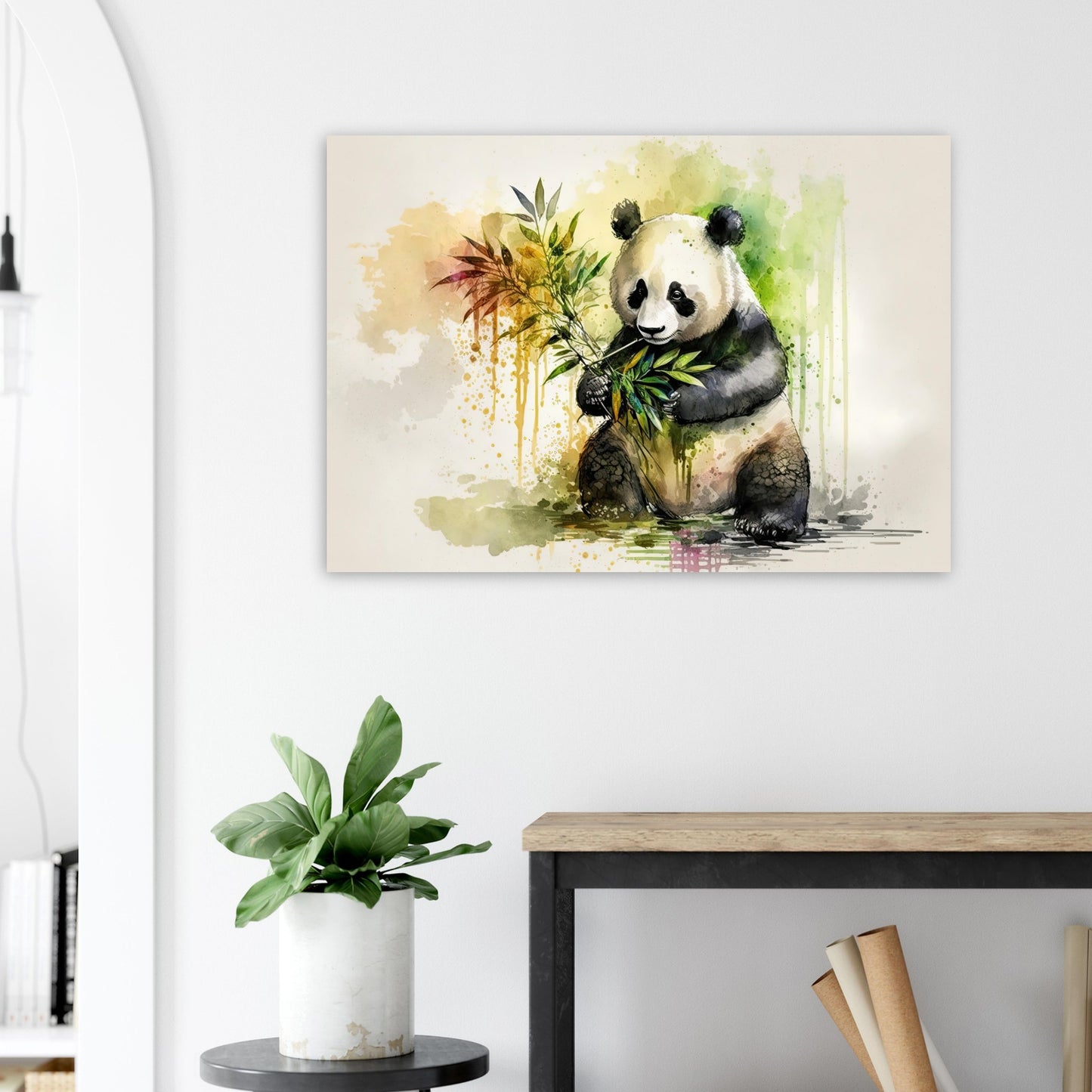 Panda Paradies, Aluminiumdruck - Stiersbeste