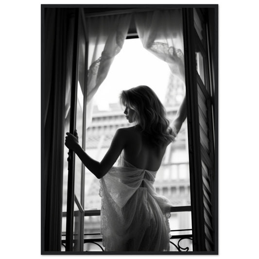 Open Window, Poster mit Holzrahmen - Stiers Beste
