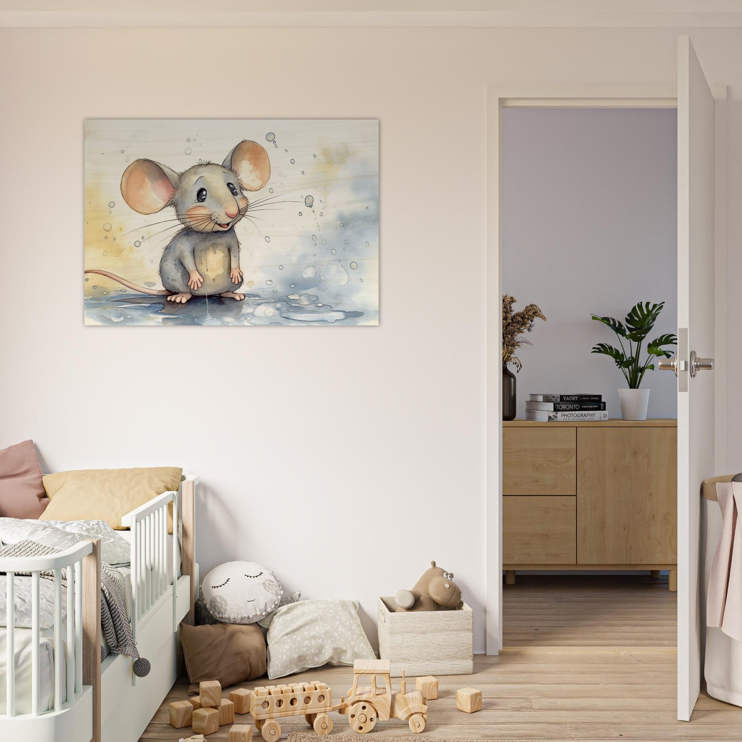Happy Mouse, Holzdruck - Stiersbeste