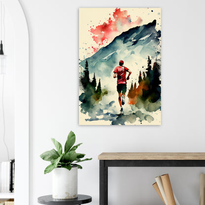 Nature Run, Aluminiumdruck - Stiersbeste