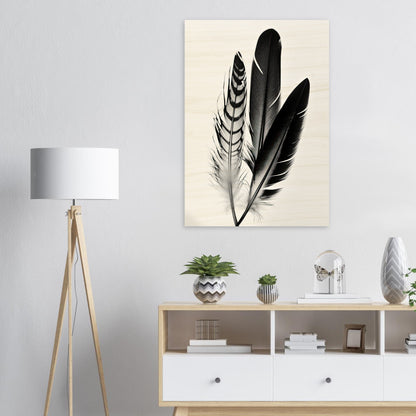 Blackbird, Holzdruck - Stiersbeste