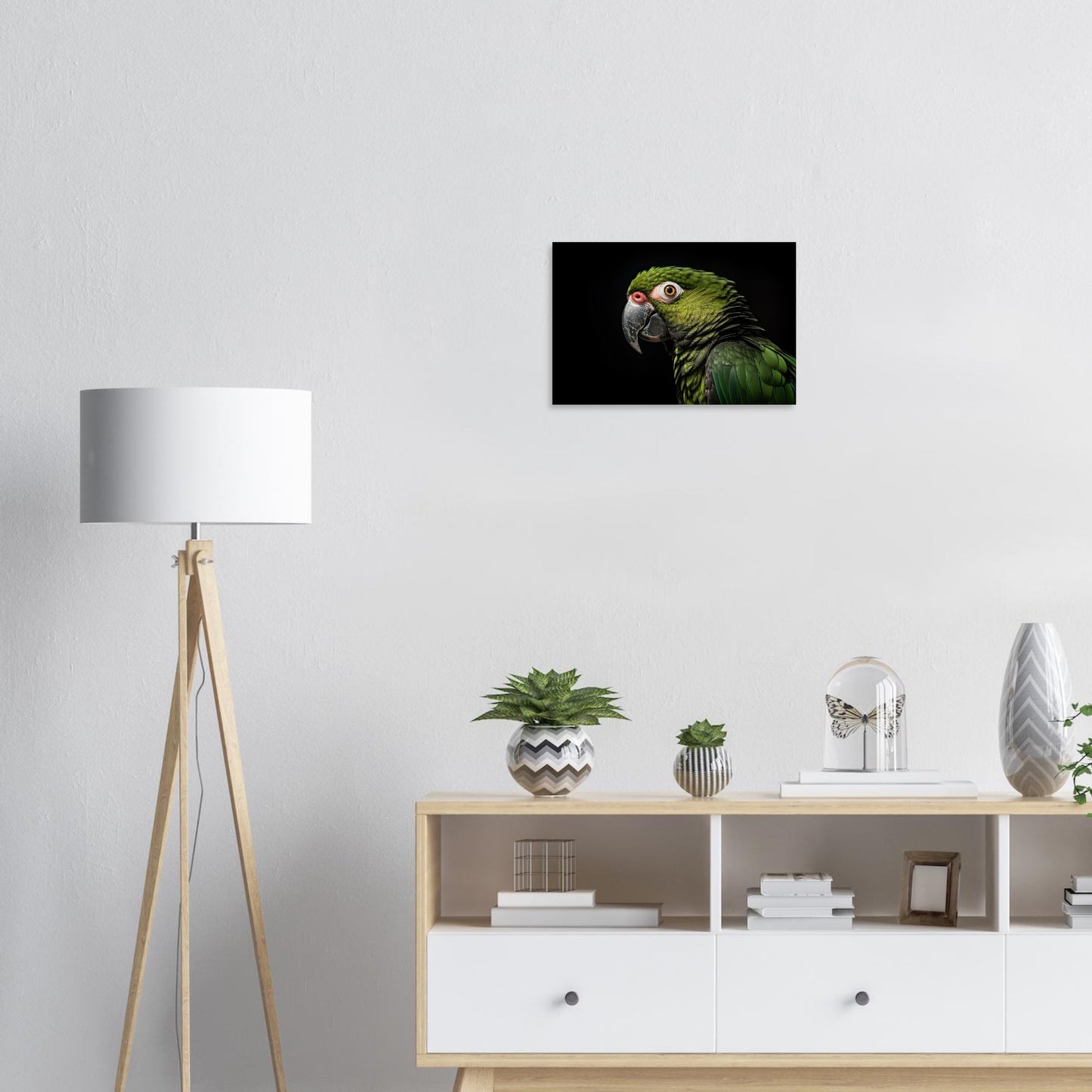 Papagei im Studio, Poster - Stiersbeste