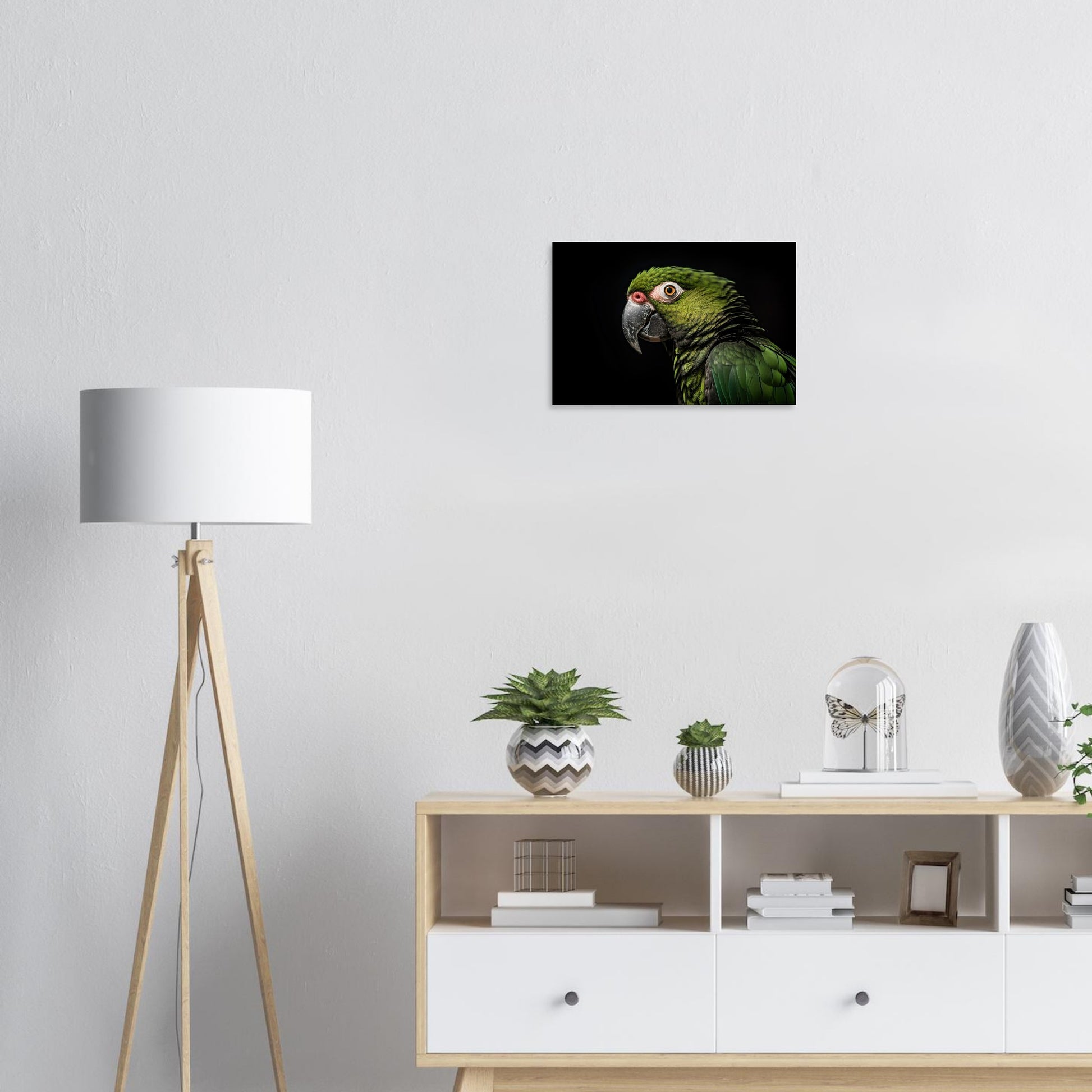 Papagei im Studio, Poster - Stiersbeste