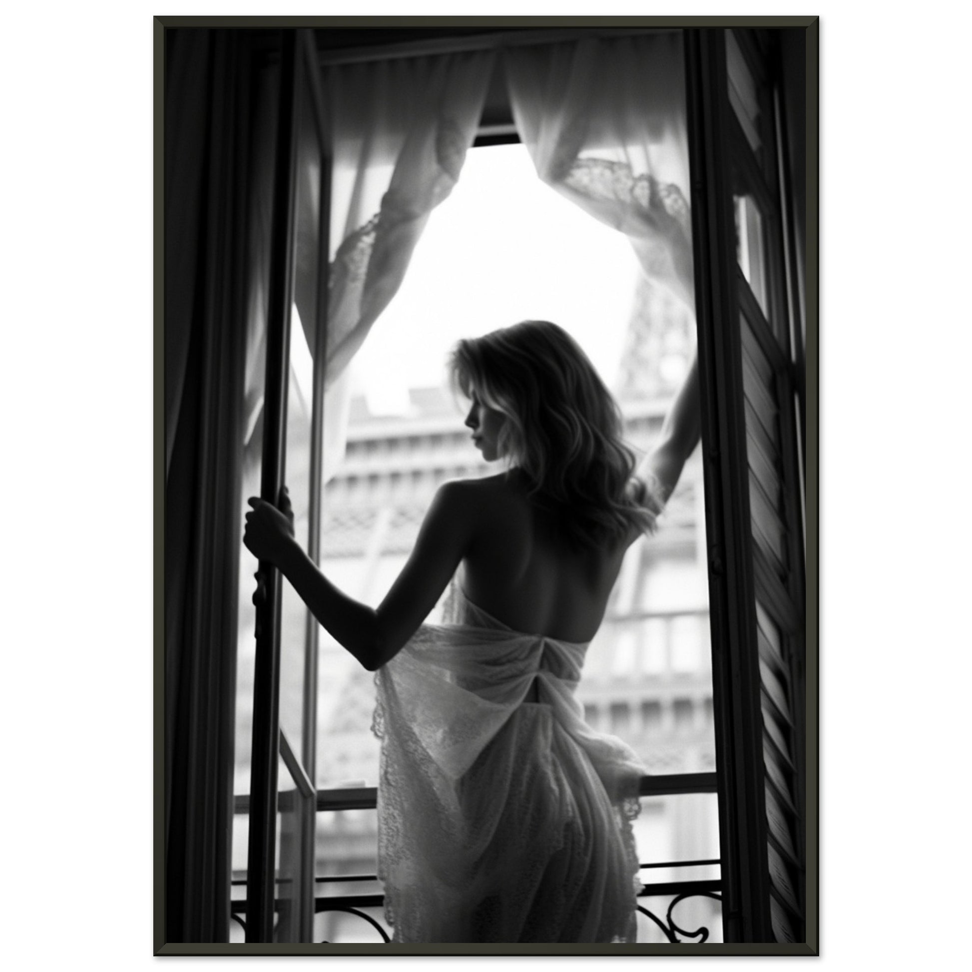 Open Window, Poster mit Alurahmen - Stiers Beste