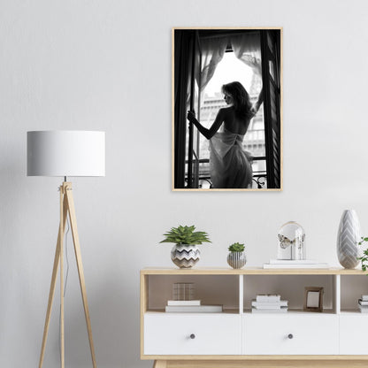 Open Window, Poster mit Holzrahmen - Stiers Beste