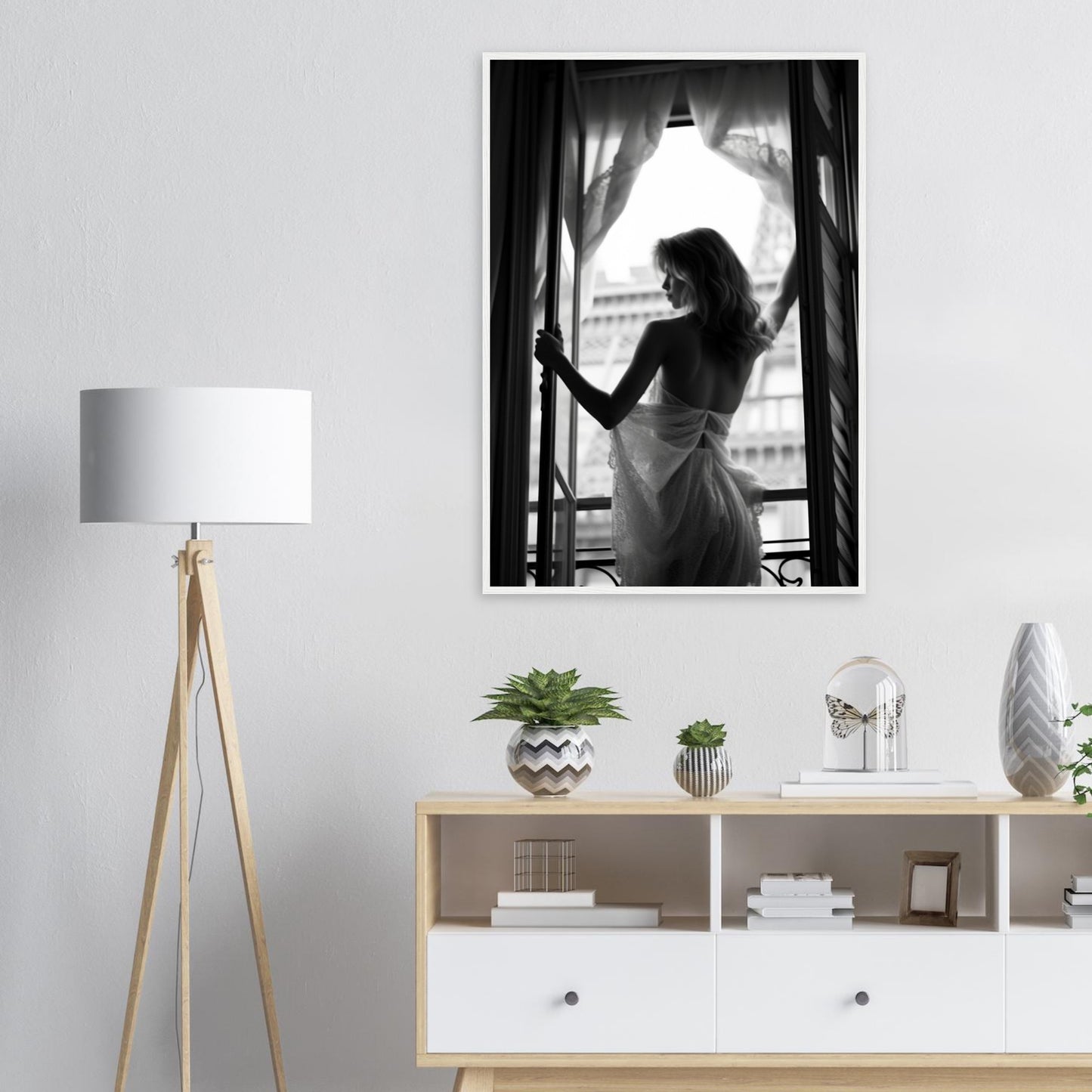 Open Window, Poster mit Holzrahmen - Stiers Beste