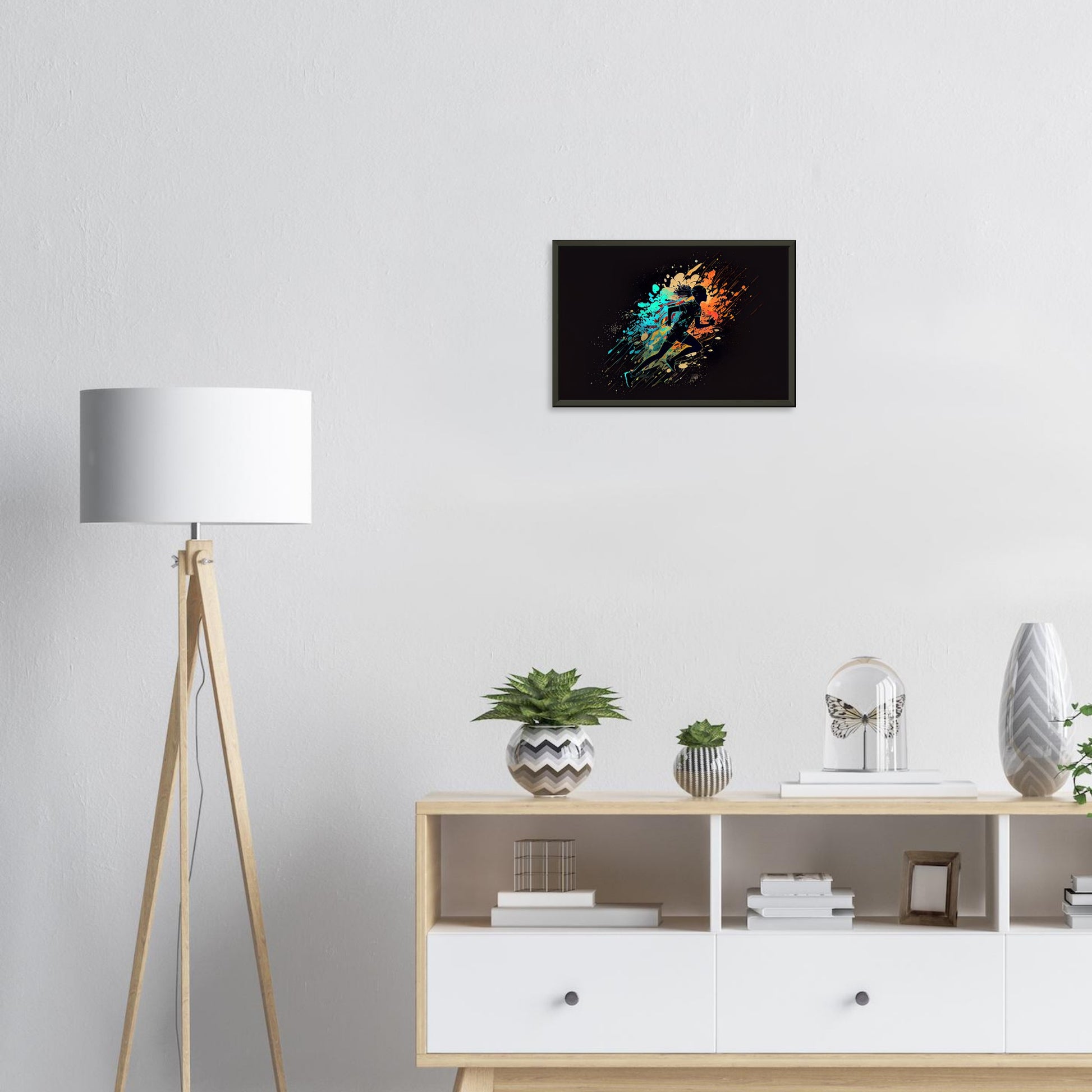 Runners Heaven, Poster mit Alurahmen - Stiersbeste