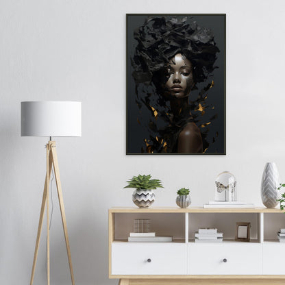 Dark Fragments, Poster mit Alurahmen - Stiers Beste