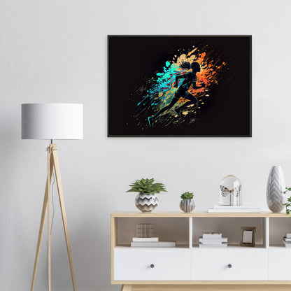 Runners Heaven, Poster mit Alurahmen - Stiersbeste