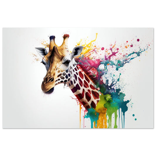 Giraffe Splash Art - Stiersbeste