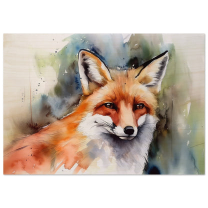 Magie des Fuchsgeistes, Holzdruck - Stiersbeste