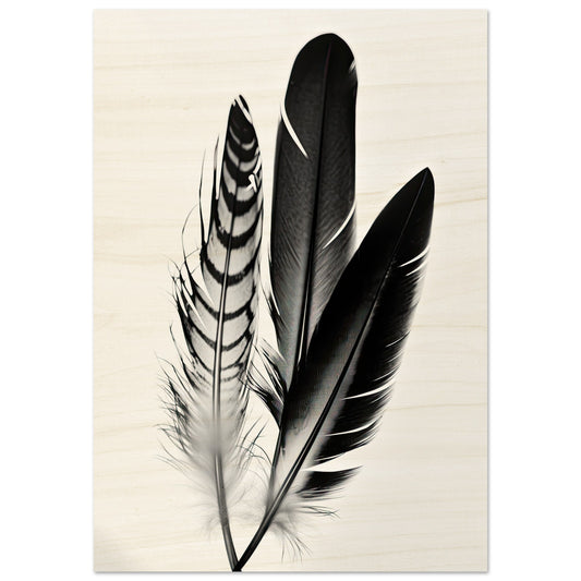 Blackbird, Holzdruck - Stiersbeste