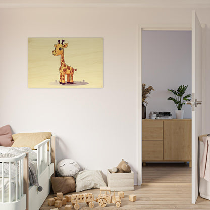 Die Giraffe, Holzdruck - Stiersbeste