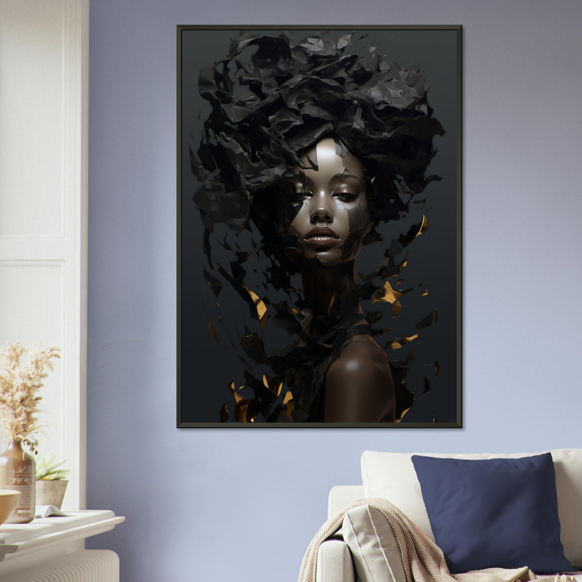 Dark Fragments, Poster mit Alurahmen - Stiers Beste