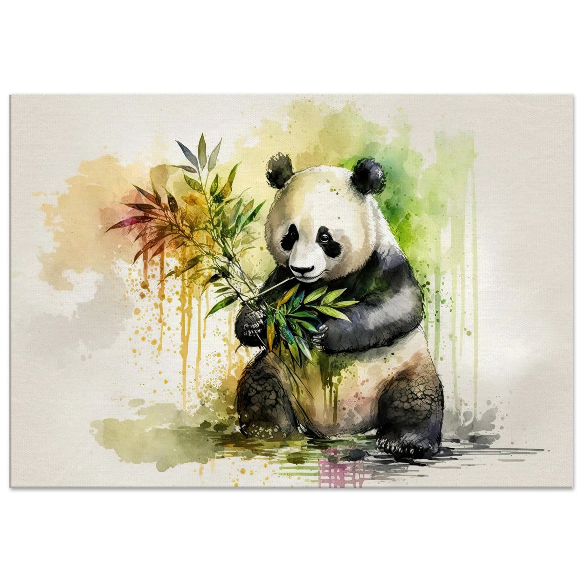 Panda Paradies, Leinwanddruck - Stiersbeste