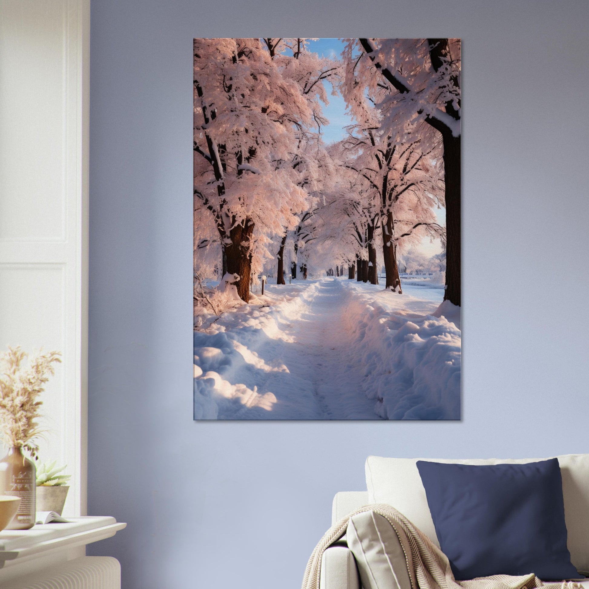 Winterlandschaft, Leinwanddruck - Stiers Beste