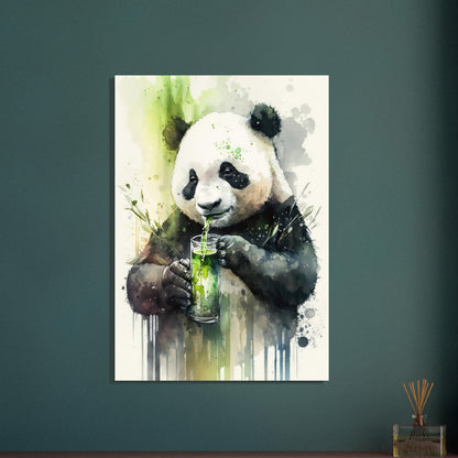 Panda Shake, Aluminiumdruck - Stiersbeste