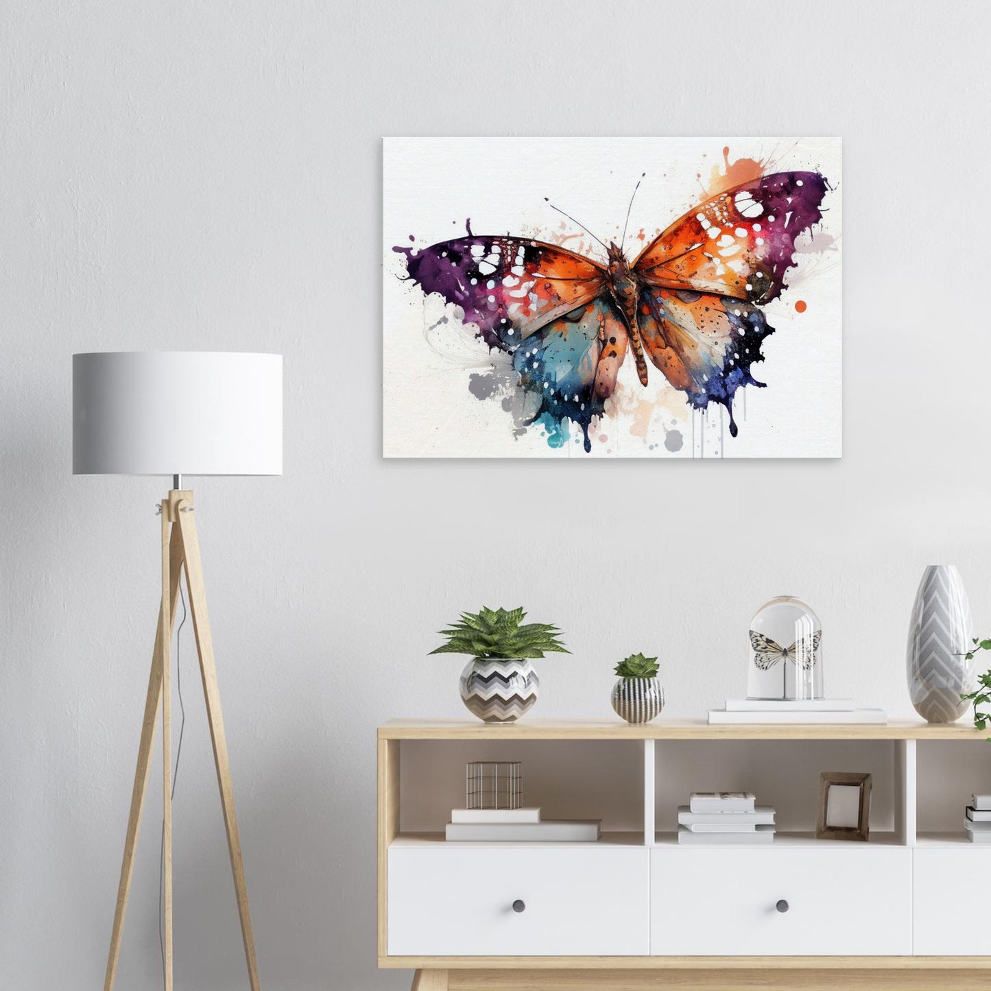 Wings of Color, Leinwanddruck - Stiersbeste