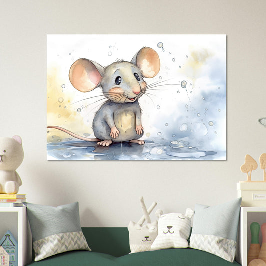 Happy Mouse, Aluminiumdruck - Stiersbeste