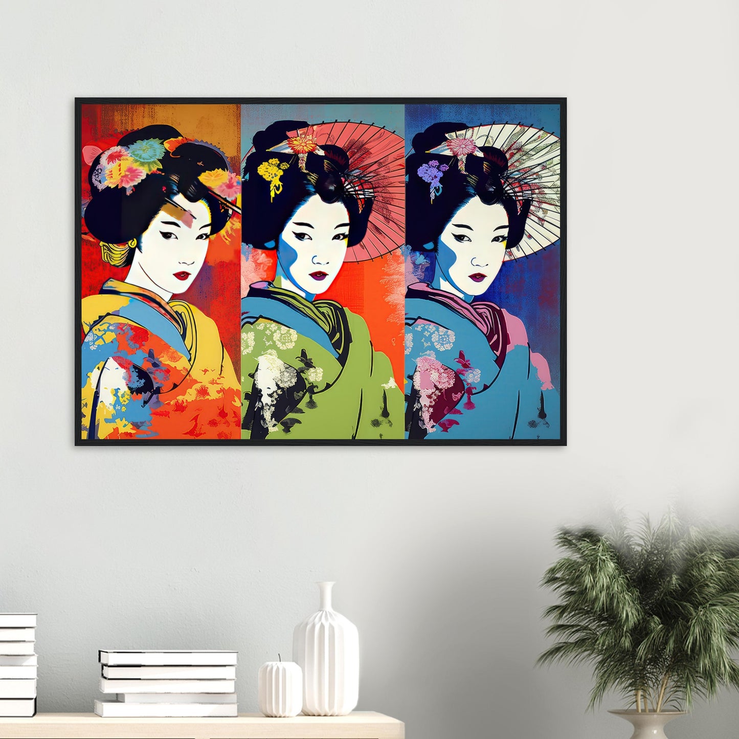 Farbenfrohe Geisha - Stiersbeste