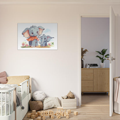 Elephant Cutie, Leinwanddruck - Stiersbeste