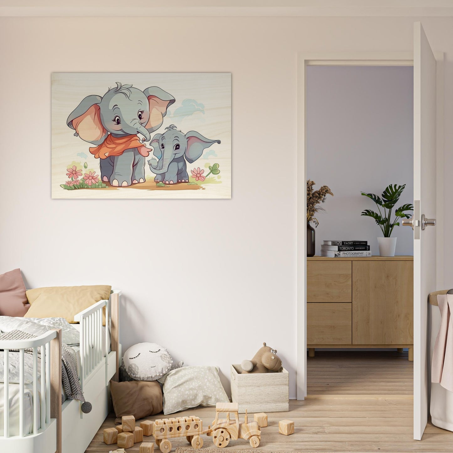 Elephant Cutie, Holzdruck - Stiersbeste
