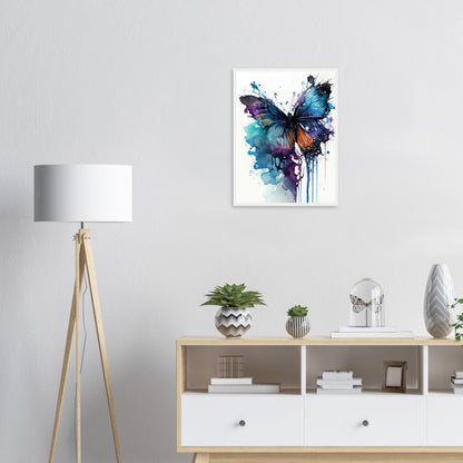 Flügeltanz, Poster mit Holzrahmen - Stiersbeste