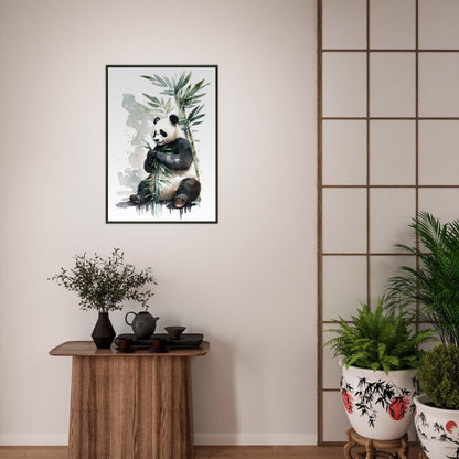 Happy Eating, Poster mit Alurahmen - Stiersbeste