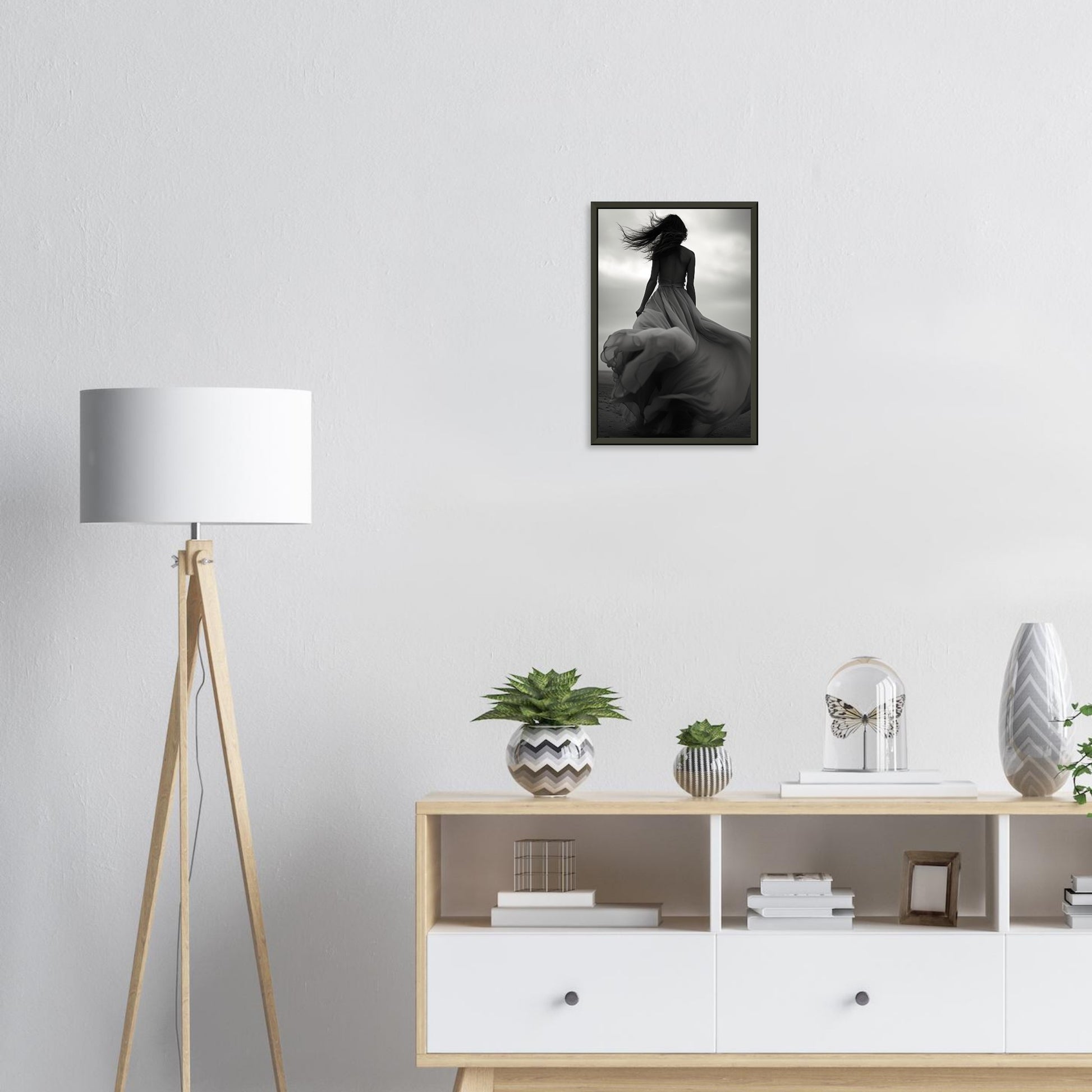 Verträumte Wege, Poster mit Alurahmen - Stiers Beste
