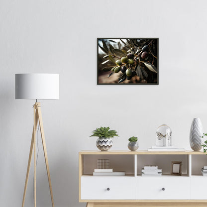 Olive Gefällig?, Poster mit Alurahmen - Stiers Beste