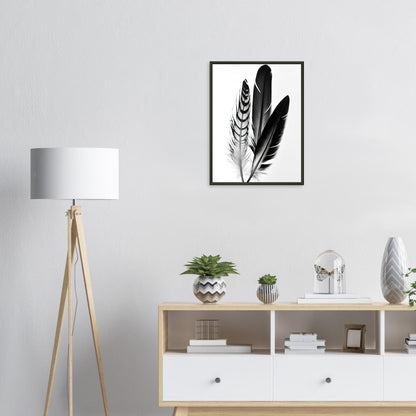 Blackbird, Poster mit Alurahmen - Stiersbeste