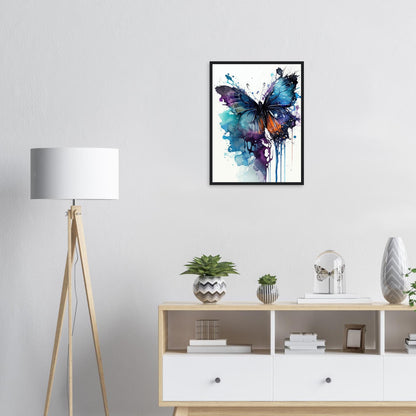 Flügeltanz, Poster mit Holzrahmen - Stiersbeste