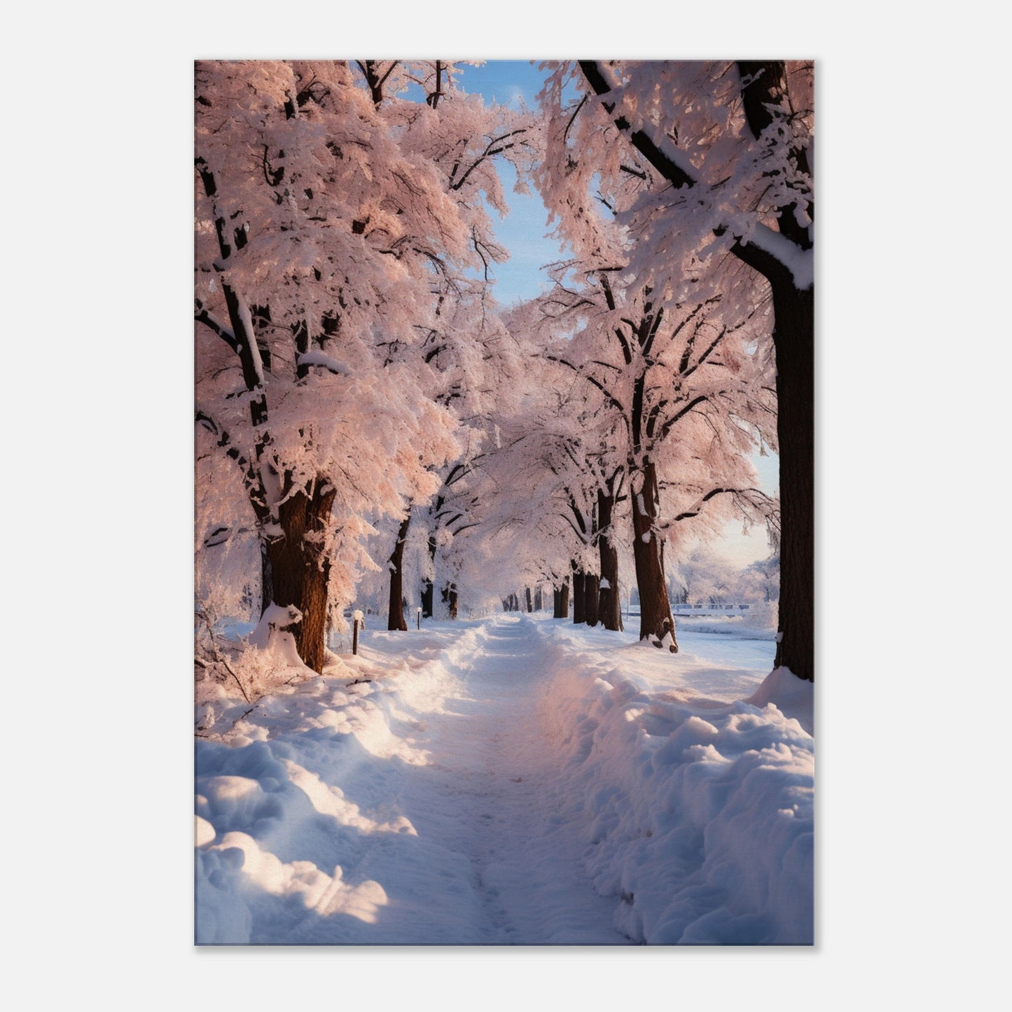 Winterlandschaft, Leinwanddruck - Stiers Beste