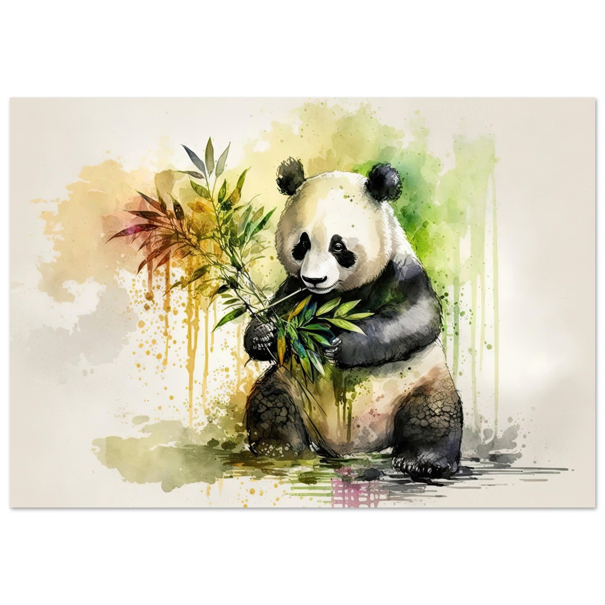 Panda Paradies, Aluminiumdruck - Stiersbeste