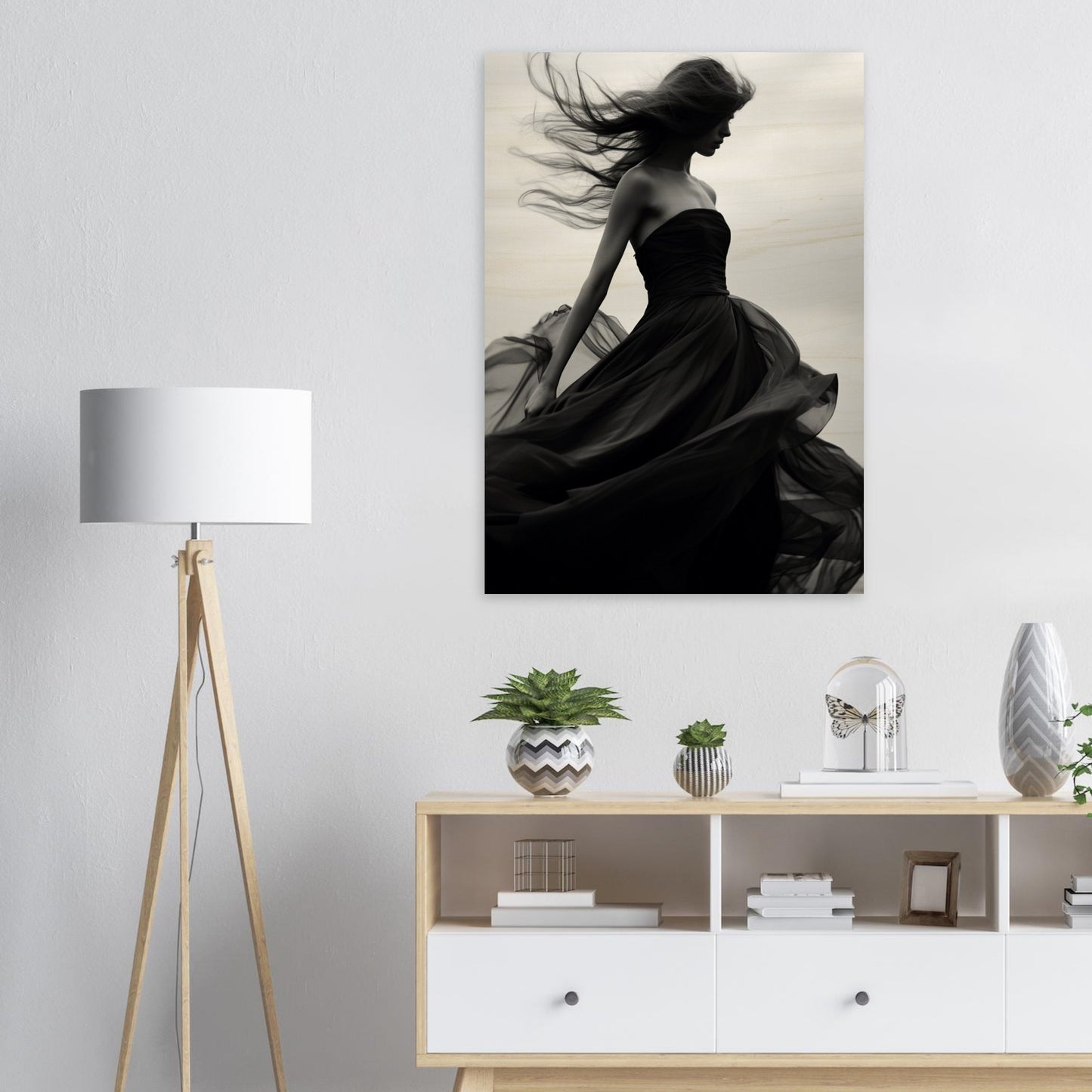 Eleganz im Wind, Holzdruck - Stiers Beste