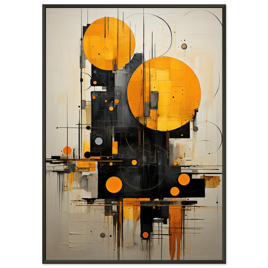 Black Gold, Poster mit Alurahmen - Stiers Beste