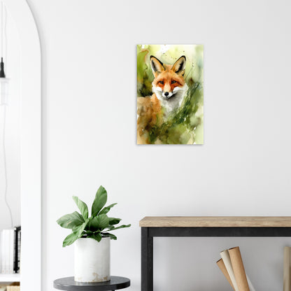 In den Augen des Fuchses, Aluminiumdruck - Stiersbeste