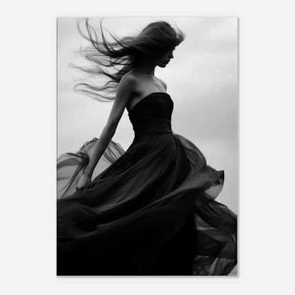 Eleganz im Wind, Leinwanddruck - Stiers Beste