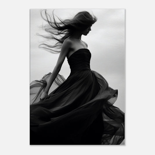 Eleganz im Wind, Leinwanddruck - Stiers Beste