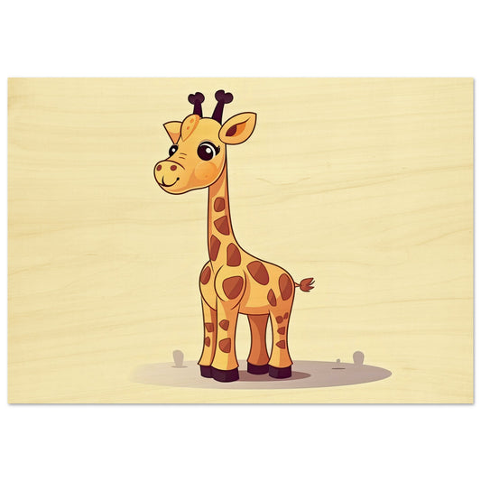 Die Giraffe, Holzdruck - Stiersbeste