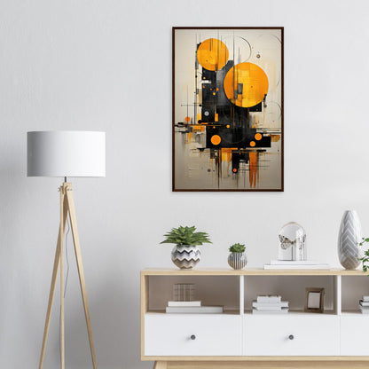 Black Gold, Poster mit Holzrahmen - Stiers Beste