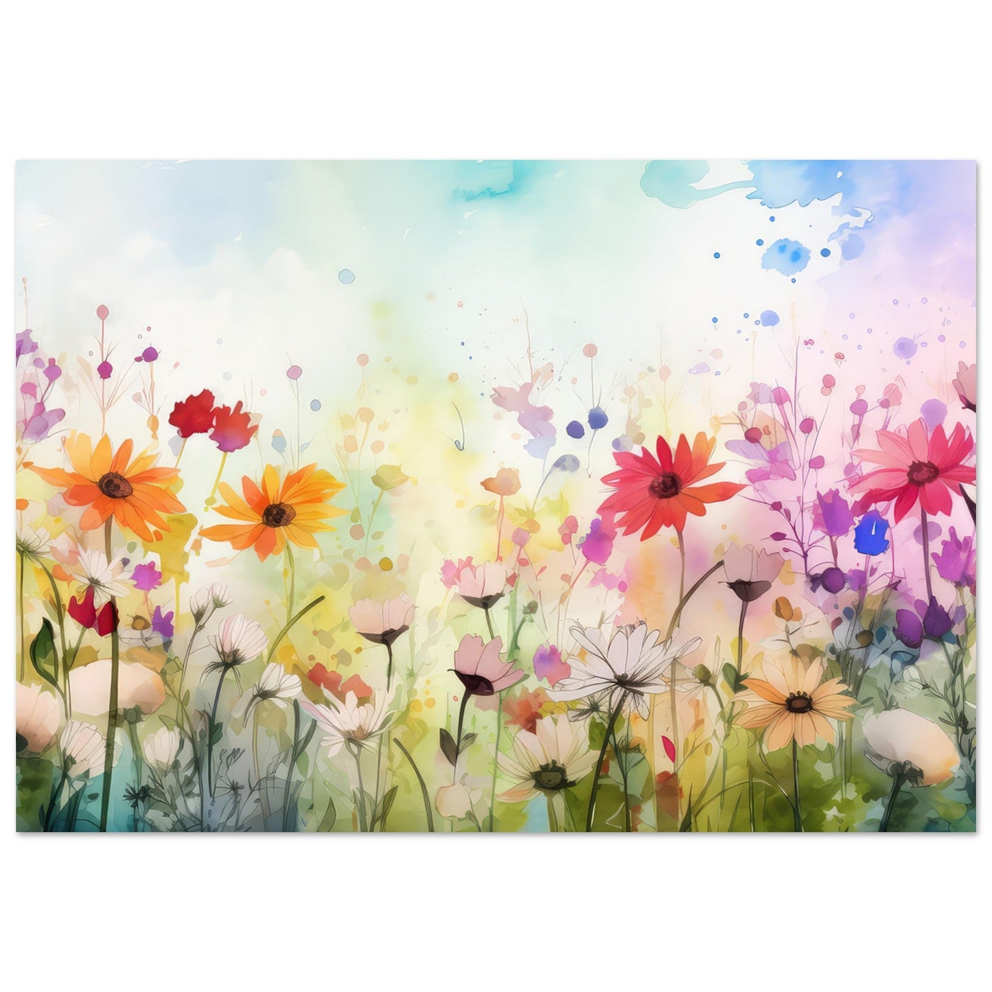 Aquarellzauber der Natur - Stiersbeste