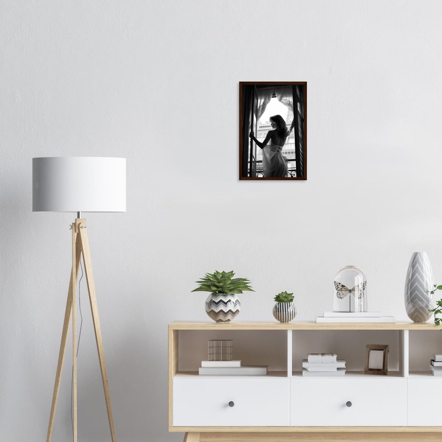 Open Window, Poster mit Holzrahmen - Stiers Beste