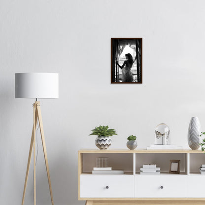Open Window, Poster mit Holzrahmen - Stiers Beste
